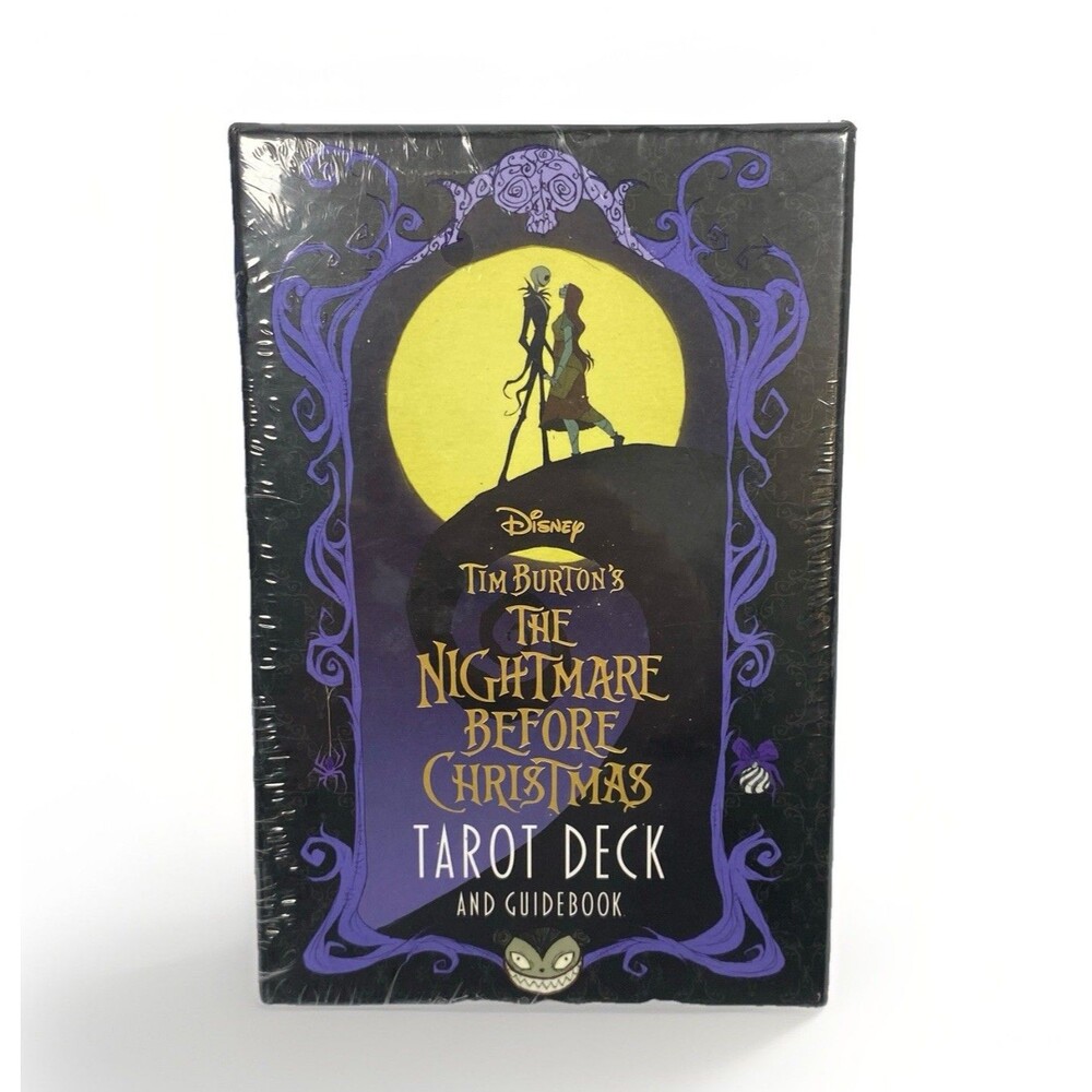 Disney Nightmare Before Christmas Official Tarot Card Deck GuideBook New Sealed